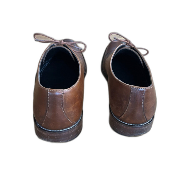 To Boot New York Brown Adam Derrick Oxford Leather Dress Shoes Mens Size 10 - Picture 5 of 9